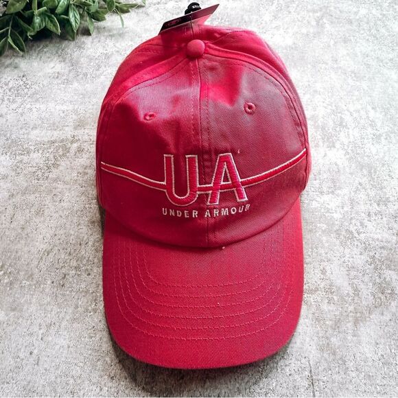Under Armour Pink Baseball Cap NWT One Size - Picture 1 of 5